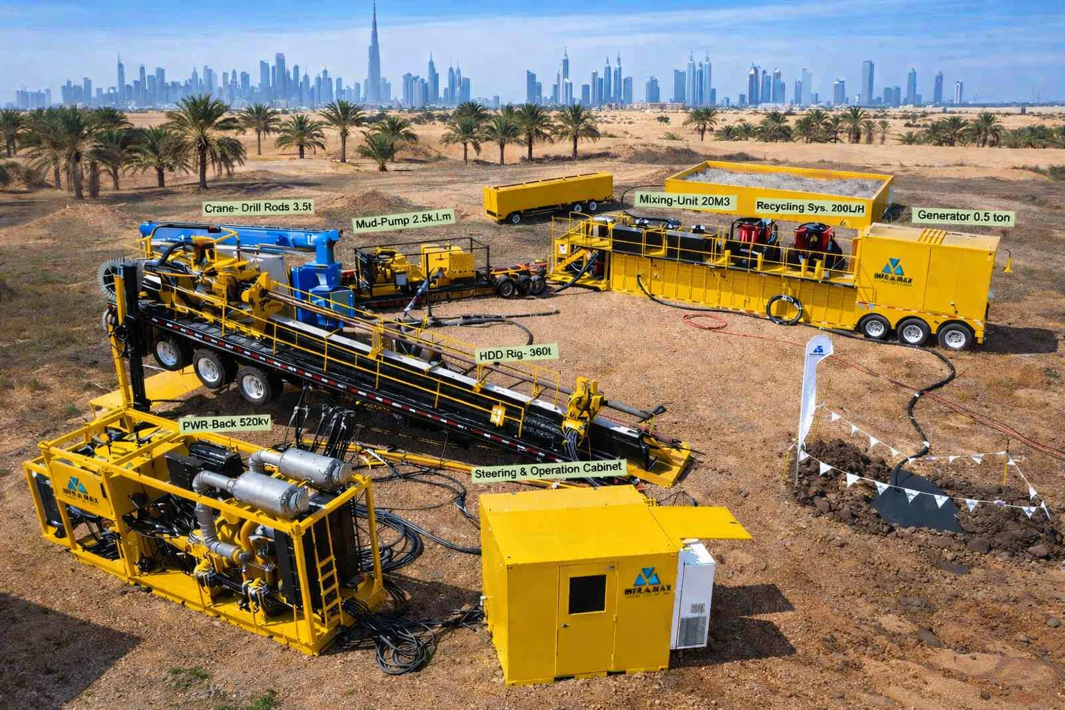 Inframax large-diameter pipeline installation